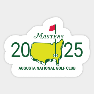 Masters Tournament Augusta Golf 2025 Sticker